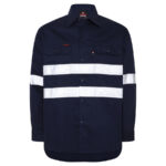 Taped Night Cotton Drill Shirt