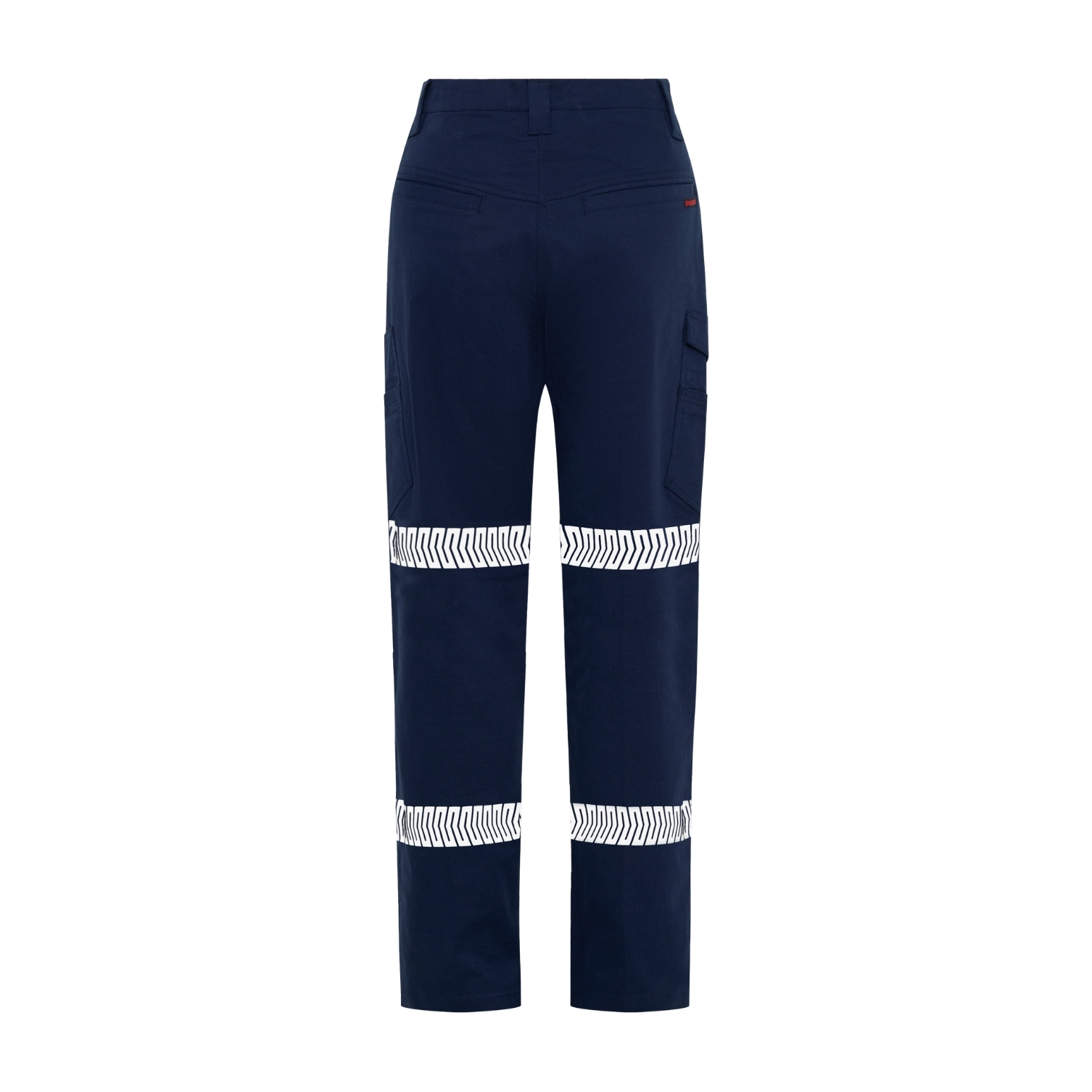 Ladies Taped Stretch Cargo Pants - Navy - Image 2