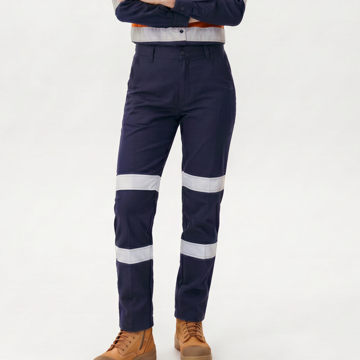 ladies cotton drill work pants